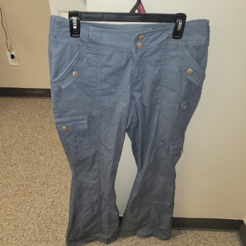 Gray Cargo Pants